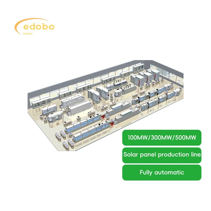 100 mW 300 MW Produktionslinie von Solarpanel