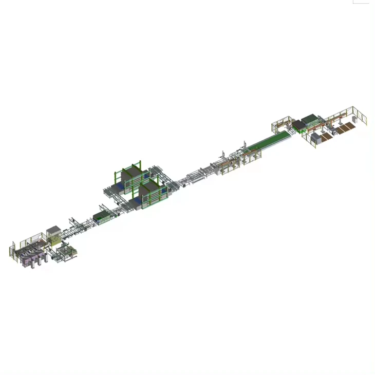 Vollständiger Verkauf einer automatischen oder halbautomatischen Produktionslinie für Solarmodule