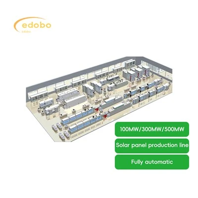 100 mW 300 MW Produktionslinie von Solarpanel