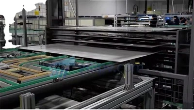 Zusammensetzung der Produktionslinie für 100 MW Solarmodule
