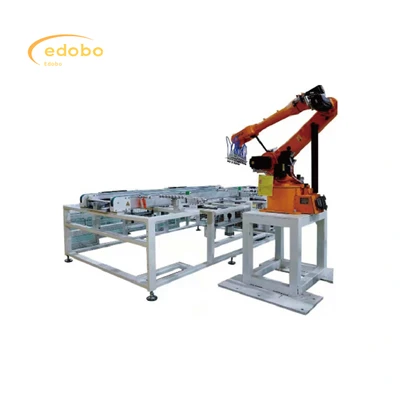 Aufbau einer Produktionslinie für Solarmodule (Roboter)