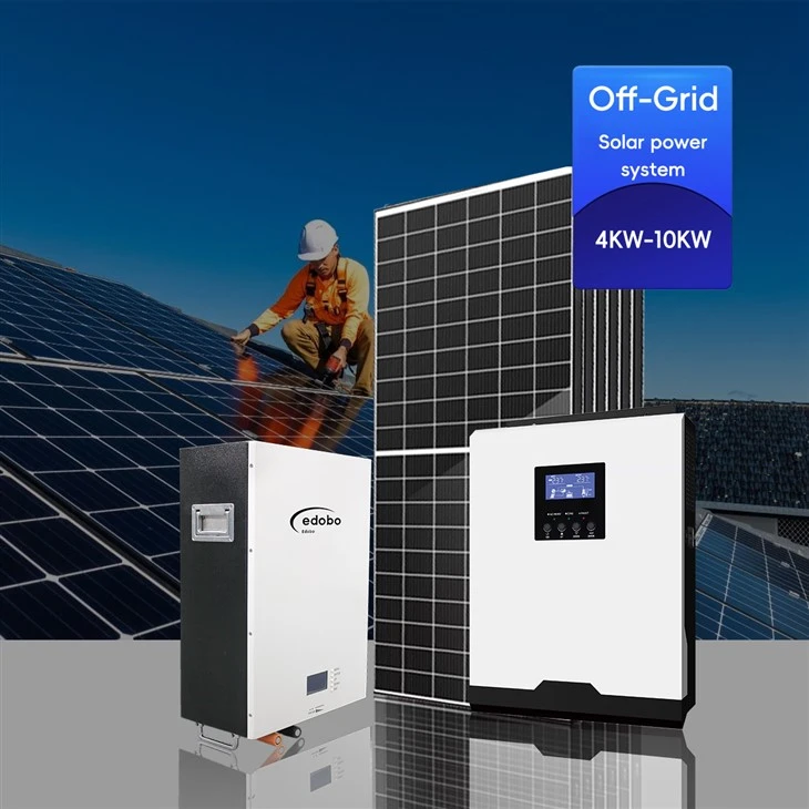 Solarstromsystem mit Solarwechselrichter am Raster
